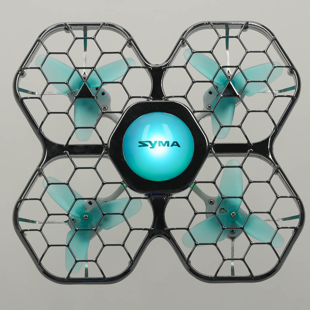 Syma X26PRO RC dronas su 2.4GHz ir Wi-Fi, juodas