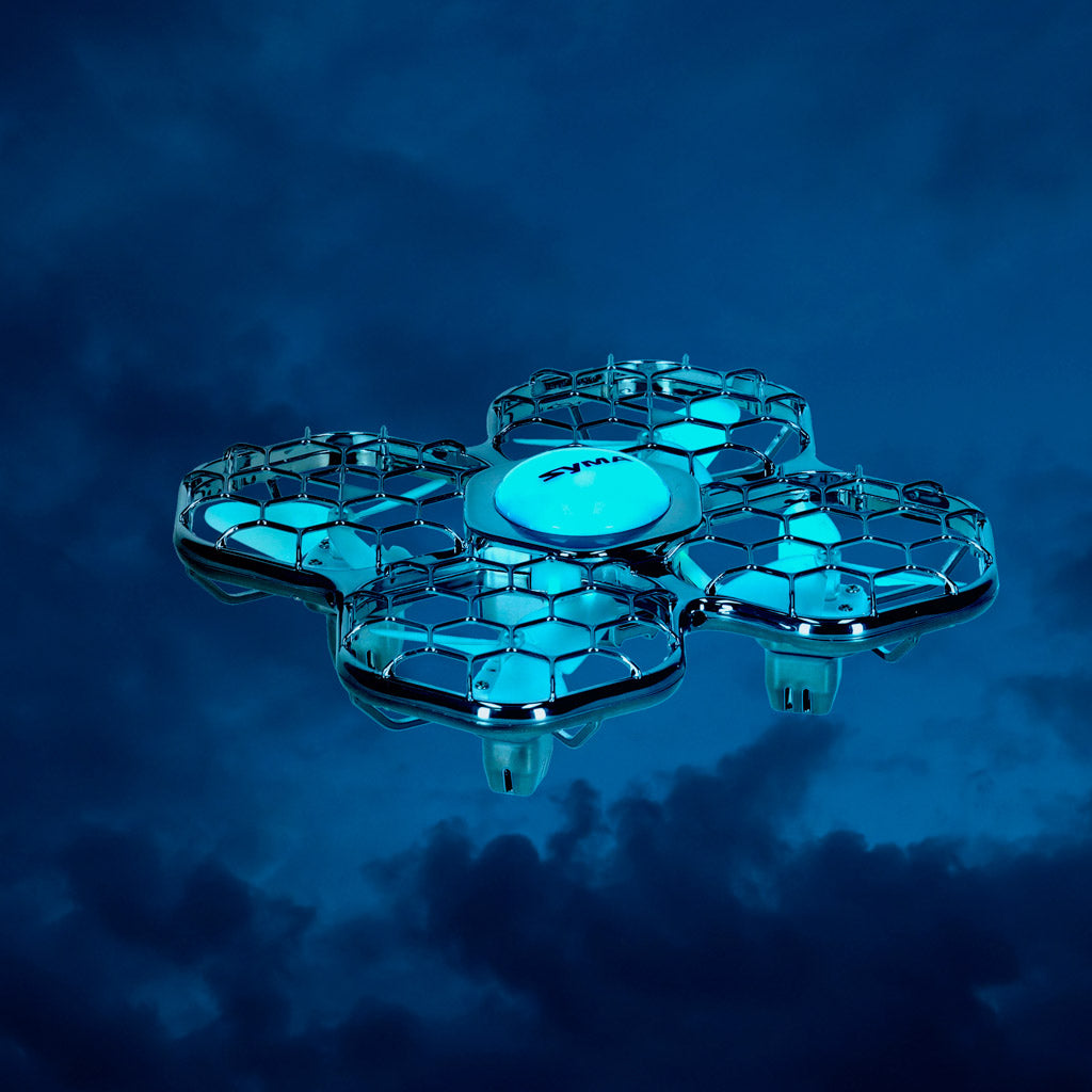 Syma X26PRO RC dronas su 2.4GHz ir Wi-Fi, juodas