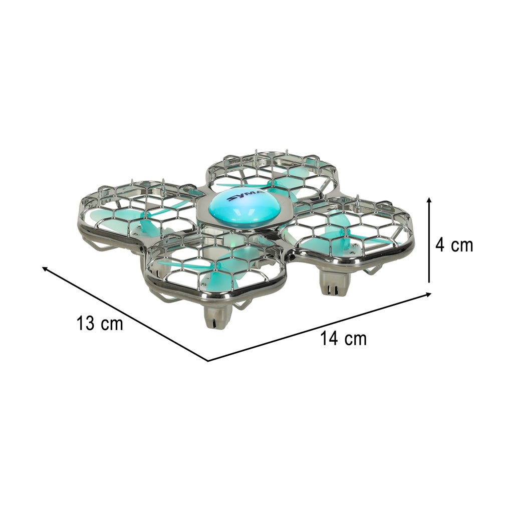 Syma X26PRO RC dronas su 2.4GHz ir Wi-Fi, juodas