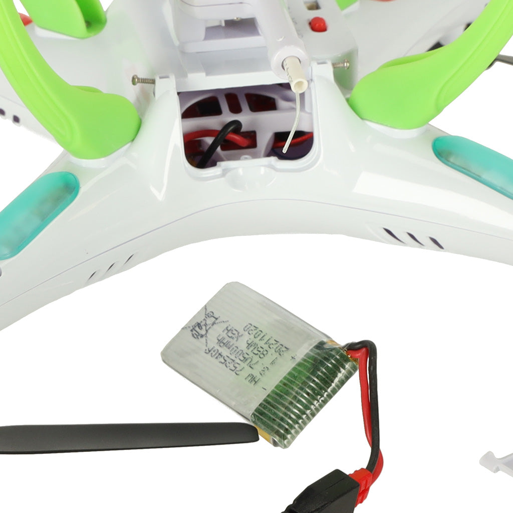 Baltas Syma X5HW RC dronas su FPV WiFi 2,4 GHz kamera – vaizdas 8