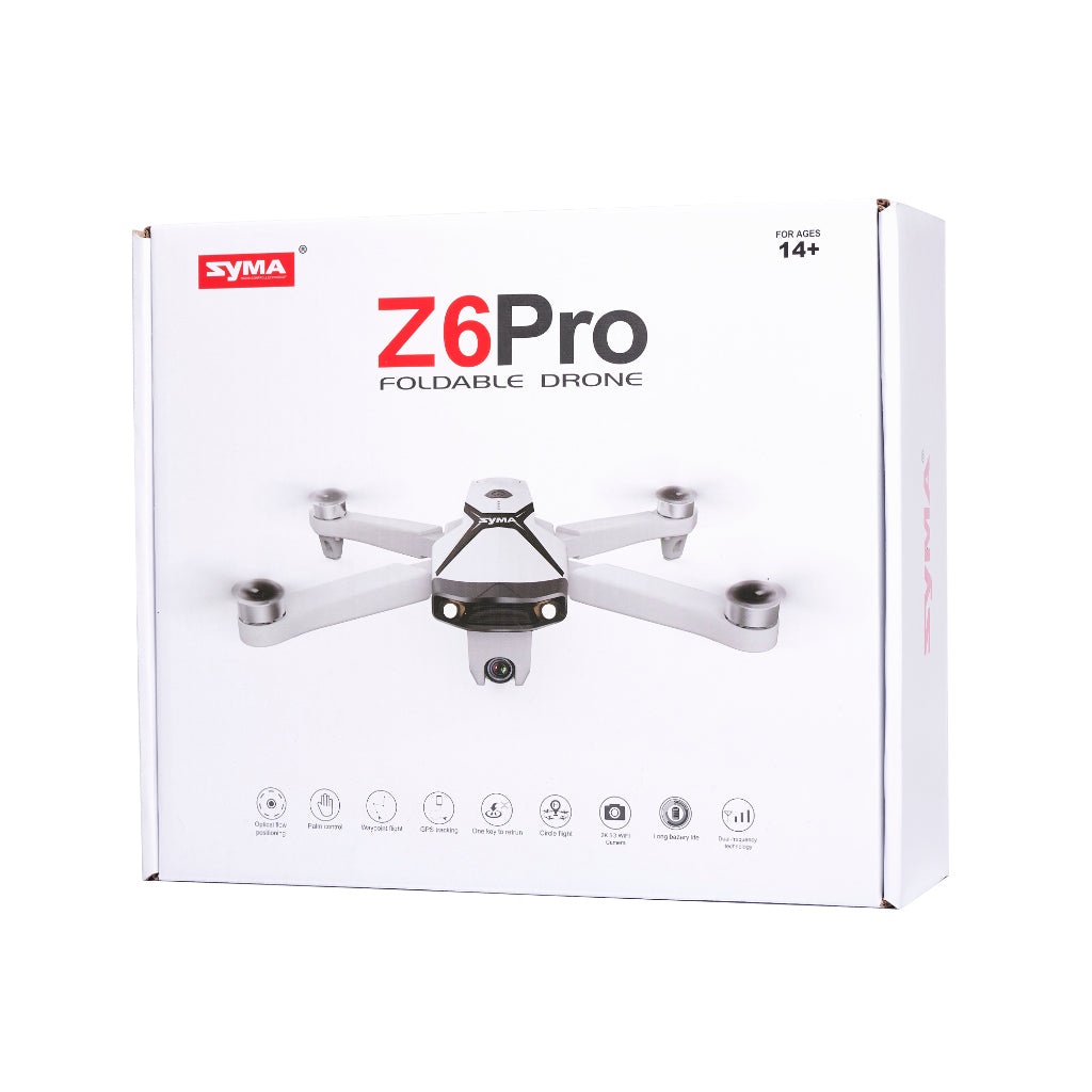 Dronas SYMA Z6PRO RC su 2K kamera, 5G Wi-Fi FPV ir 2,4 GHz valdymu – vaizdas 3