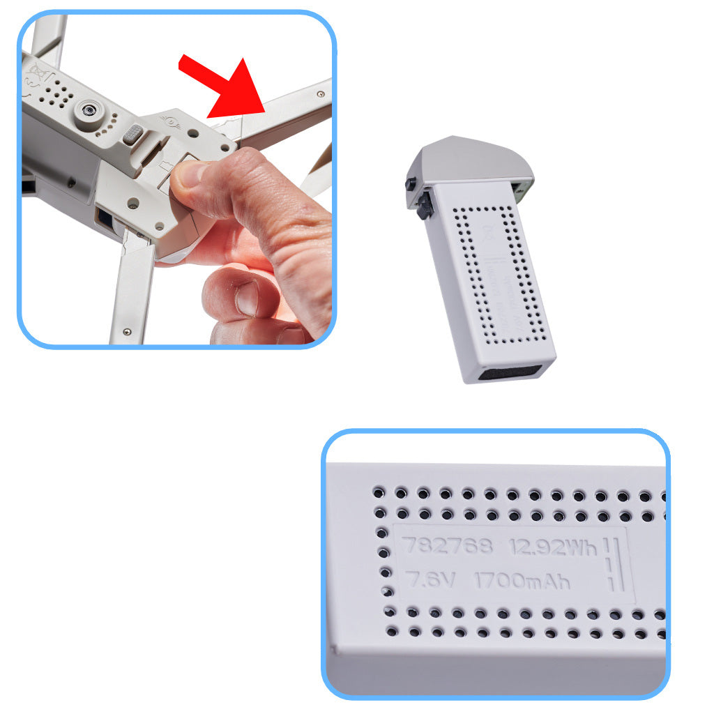 Dronas SYMA Z6PRO RC su 2K kamera, 5G Wi-Fi FPV ir 2,4 GHz valdymu – vaizdas 5