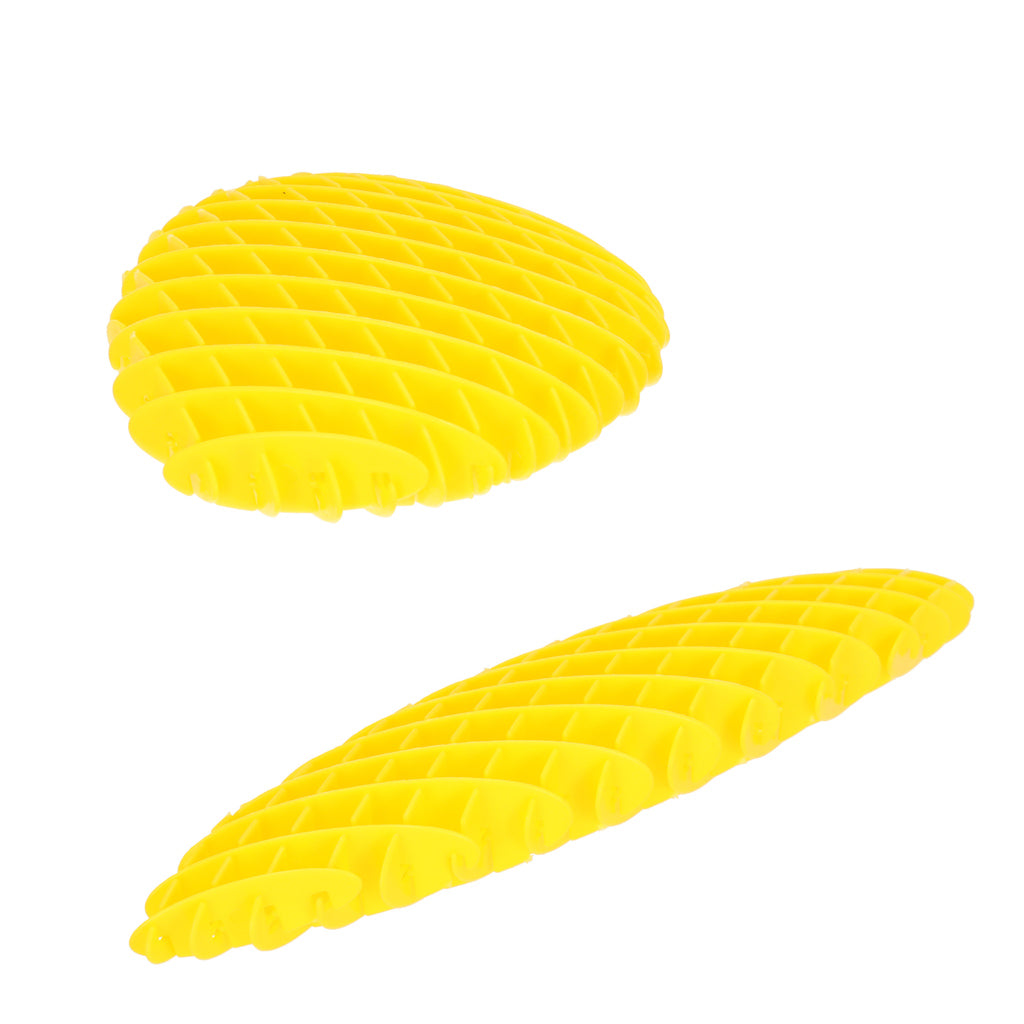 Fidget Worm sensorinis antistresinis tampomasis žaislas, geltonas – vaizdas 2