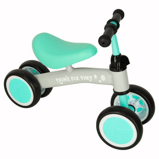 Keturratis balansinis dviratukas Trike Fix Tiny Balance Bike, mėtų spalvos
