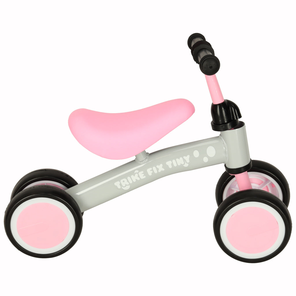 Keturratis balansinis dviratukas Trike Fix Tiny Balance Bike, rožinis