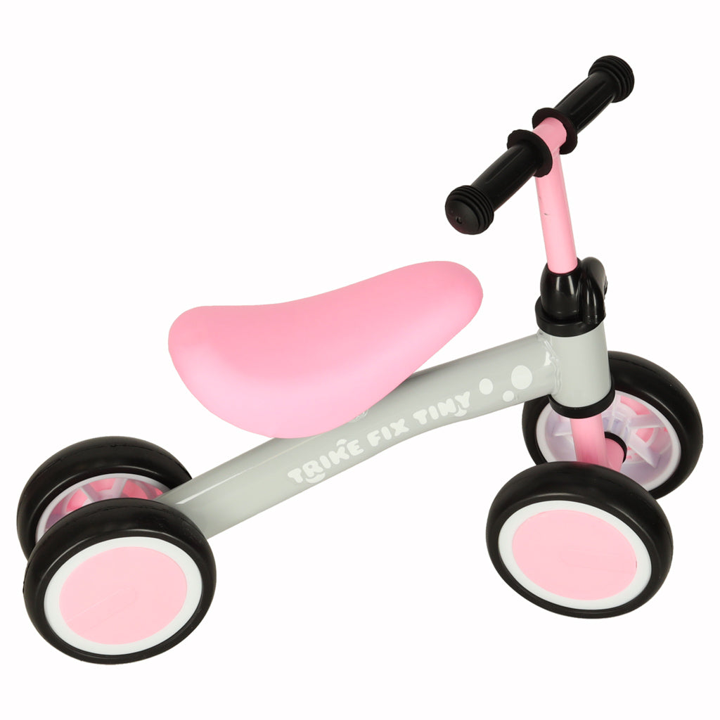 Keturratis balansinis dviratukas Trike Fix Tiny Balance Bike, rožinis