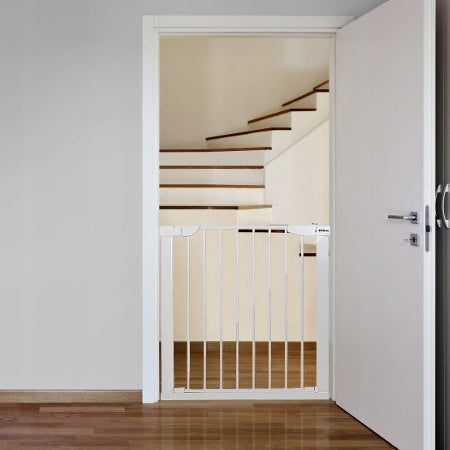 Apsauginis vartų barjeras vaikams iki 82 cm, metalinis – vaizdas 2