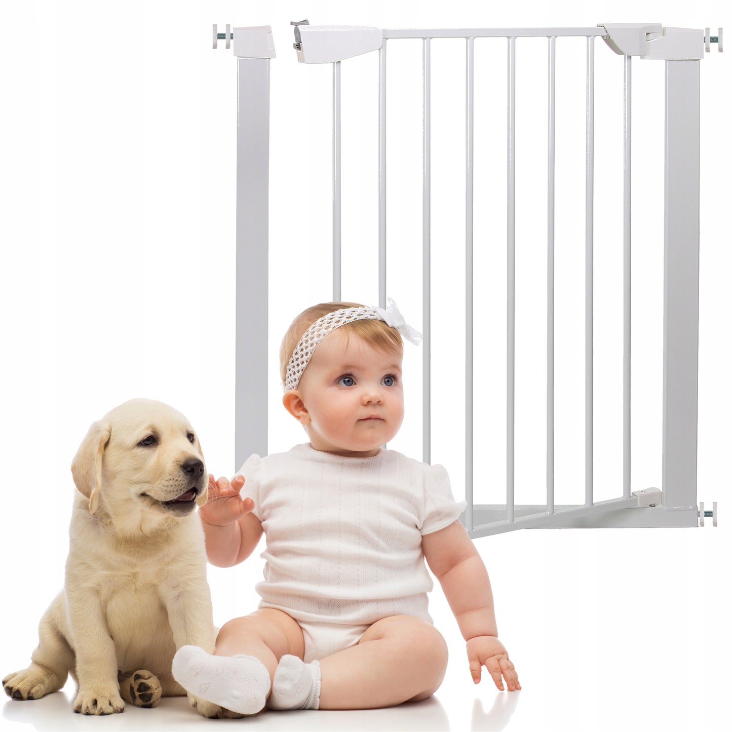 Apsauginis vartų barjeras skirtas vaikams iki 82 cm – pagrindinis vaizdas