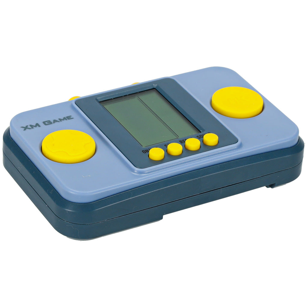 Elektroninė retro arkadinė konsolė, nešiojama, kišeninė, pilka