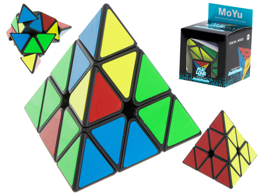 Loginis galvosūkis kubas MoYu 3x3, juodas