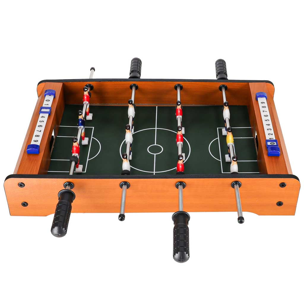 Mini stalo futbolas vaikams, rankinis, 2 žaidėjams, 12 figūrėlių