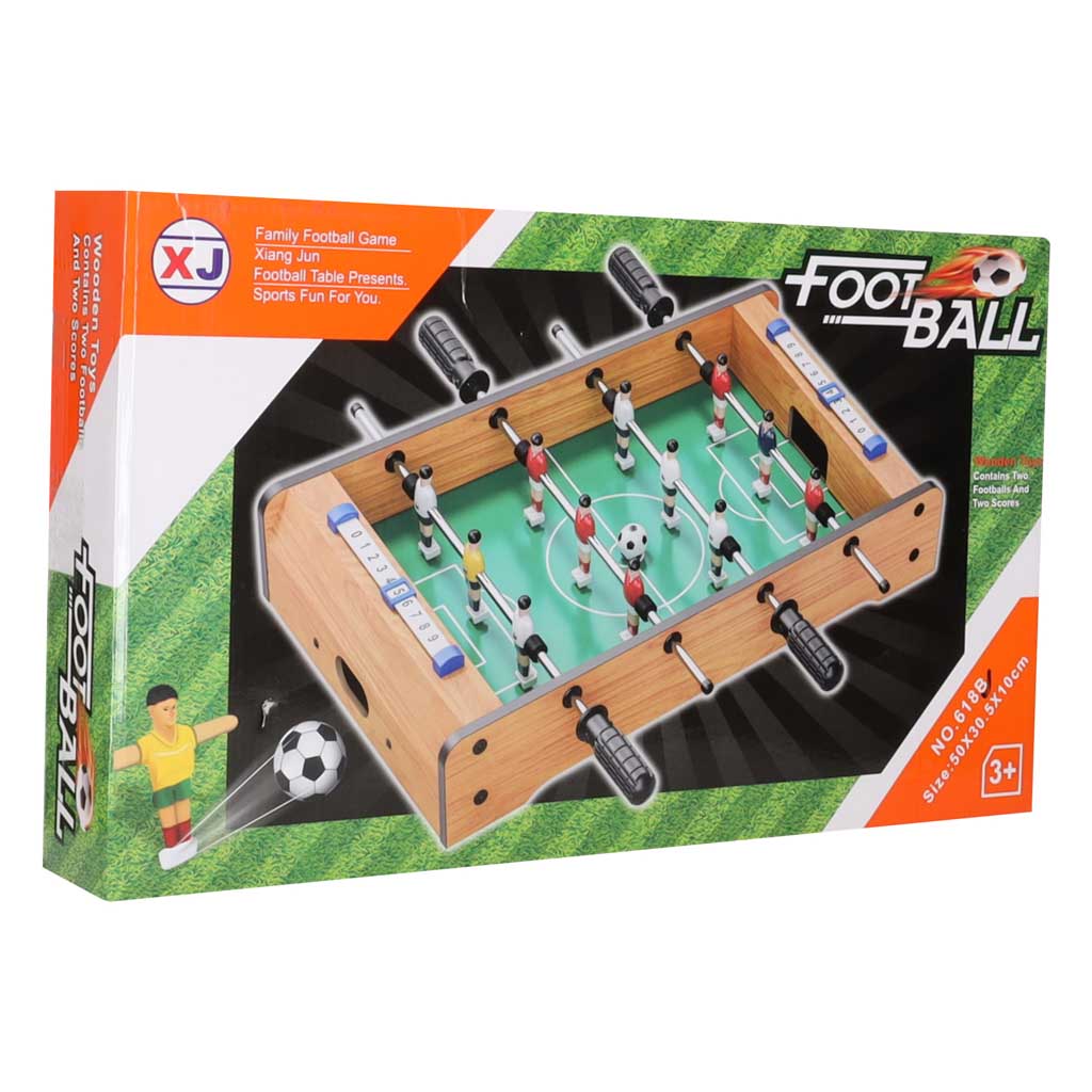 Mini stalo futbolas vaikams, rankinis, 2 žaidėjams, 12 figūrėlių