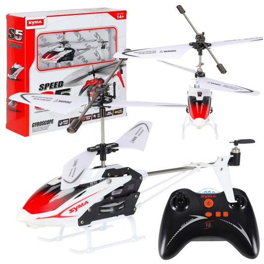 SYMA S5 3CH RC nuotoliniu būdu valdomas sraigtasparnis, baltas