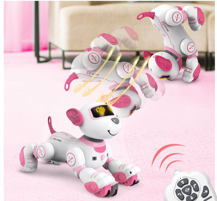 Interaktyvus šuo robotas, šokantis ant dviejų kojų – vaizdas 4