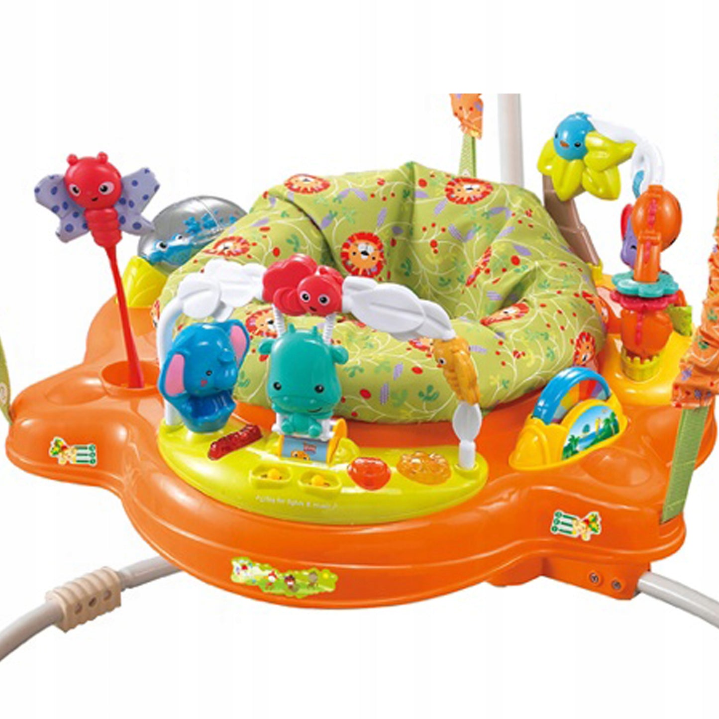 Interaktyvus vaikiškas šokliukas Jumperoo Matadi, oranžinis – vaizdas 2