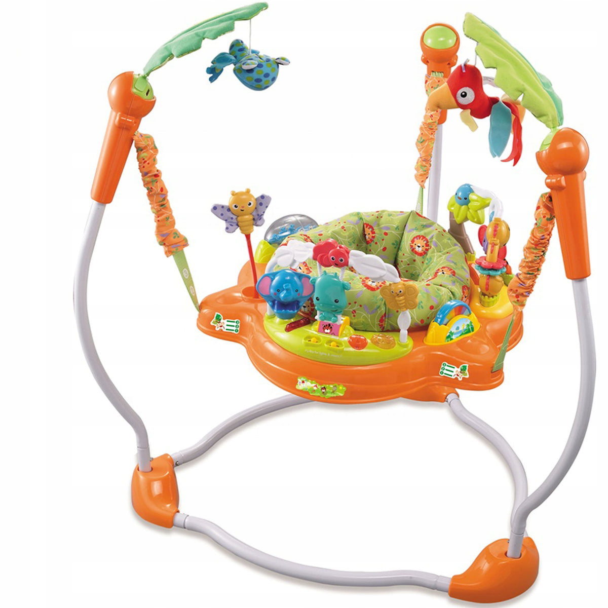 Interaktyvus vaikiškas šokliukas Jumperoo Matadi, oranžinis – pagrindinis vaizdas