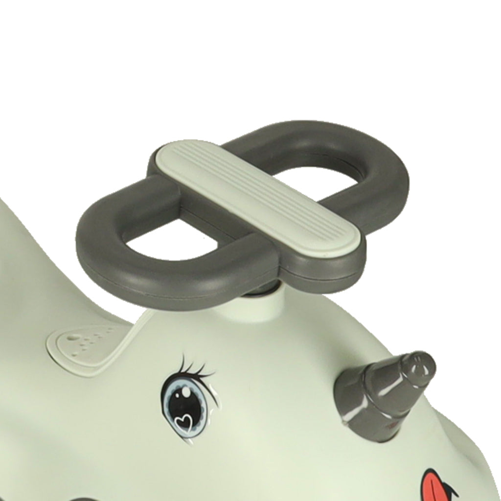 Gravitacinis paspiriamasis paspirtukas Swing FIX S1 su LED ratukais ir rankena, pilkas, maks. 65 kg