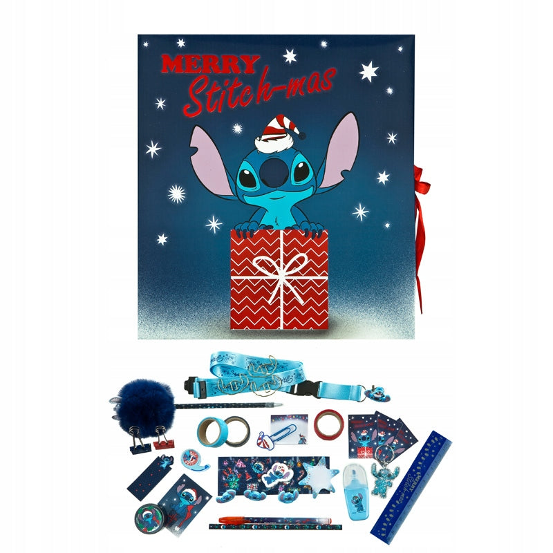 Advento kalendorius 2025 – Stitch ir Angel su priedais – pagrindinis vaizdas