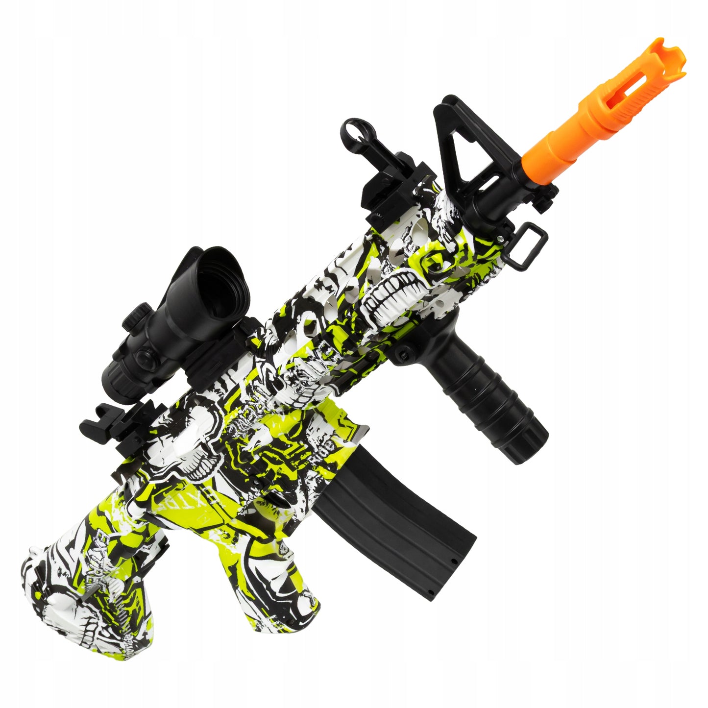 Automatinis pistoletas su gelinėmis kulkomis, dviem šaudymo režimais ir akumuliatoriumi - vaizdas 9