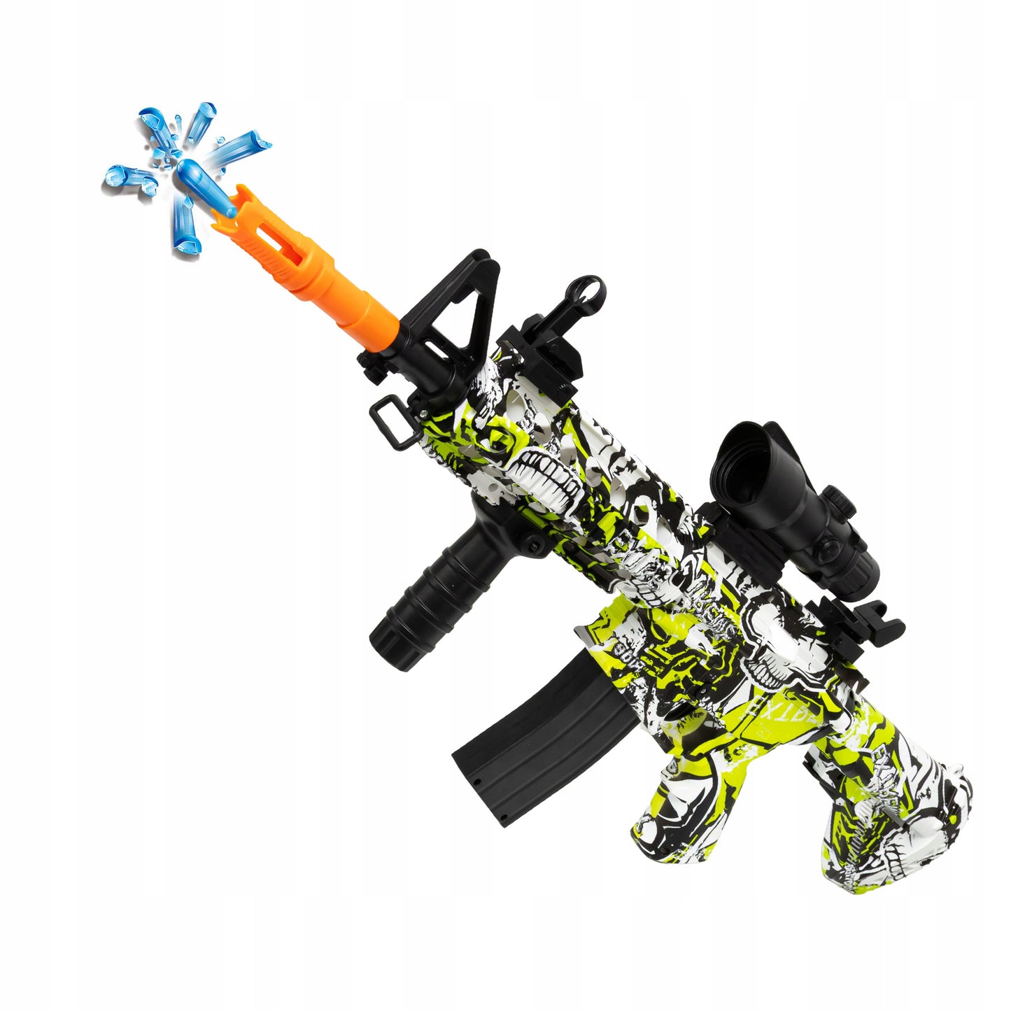 Automatinis pistoletas su gelinėmis kulkomis, dviem šaudymo režimais ir akumuliatoriumi - vaizdas 10