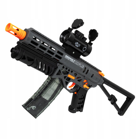 Automatinis pistoletas su gelinėmis kulkomis - didelis žaidimo rinkinys, 70 cm ilgio - pagrindinis vaizdas