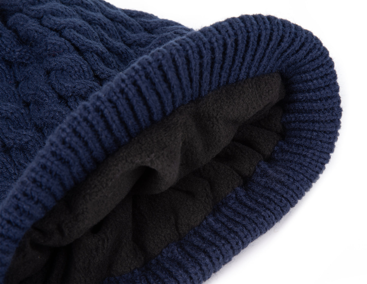 Vaikų kepurės, šaliko ir pirštinių komplektas, mėlynas – vaizdas 8