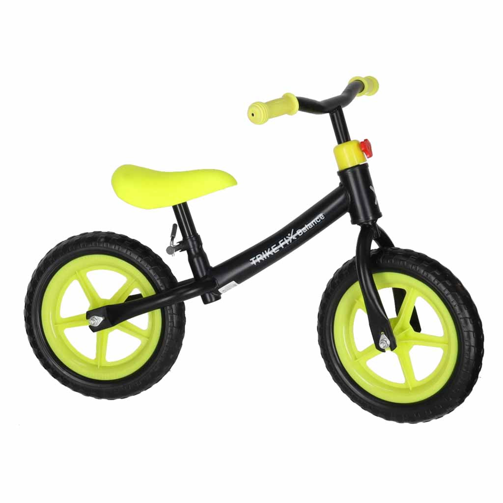 Balansinis dviratukis Trike Fix Balance, juodas su geltona, nuo 2 m.