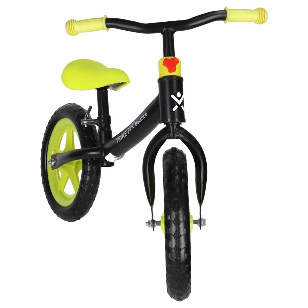 Balansinis dviratukis Trike Fix Balance, juodas su geltona, nuo 2 m.