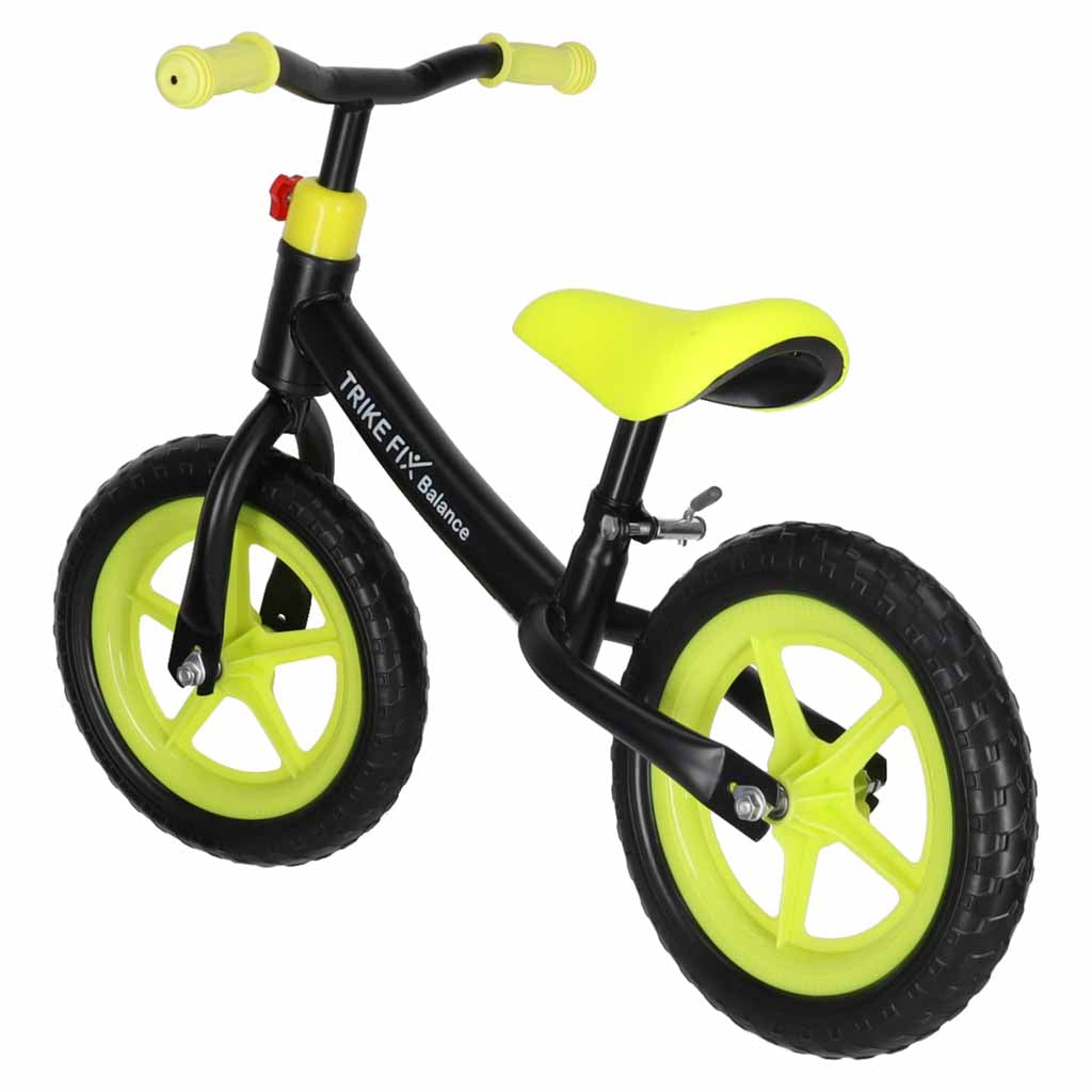 Balansinis dviratukis Trike Fix Balance, juodas su geltona, nuo 2 m.