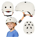 Reguliuojamas vaikiškas šalmas Trike Fix su LED, S 48-54 cm, smėlio spalvos