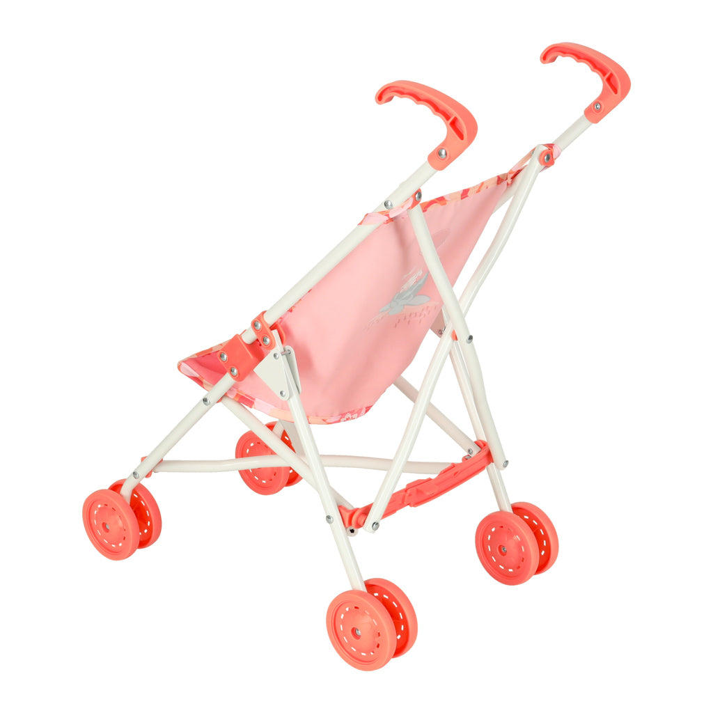 Baby Annabell sulankstomas lėlės vežimėlis rožinis