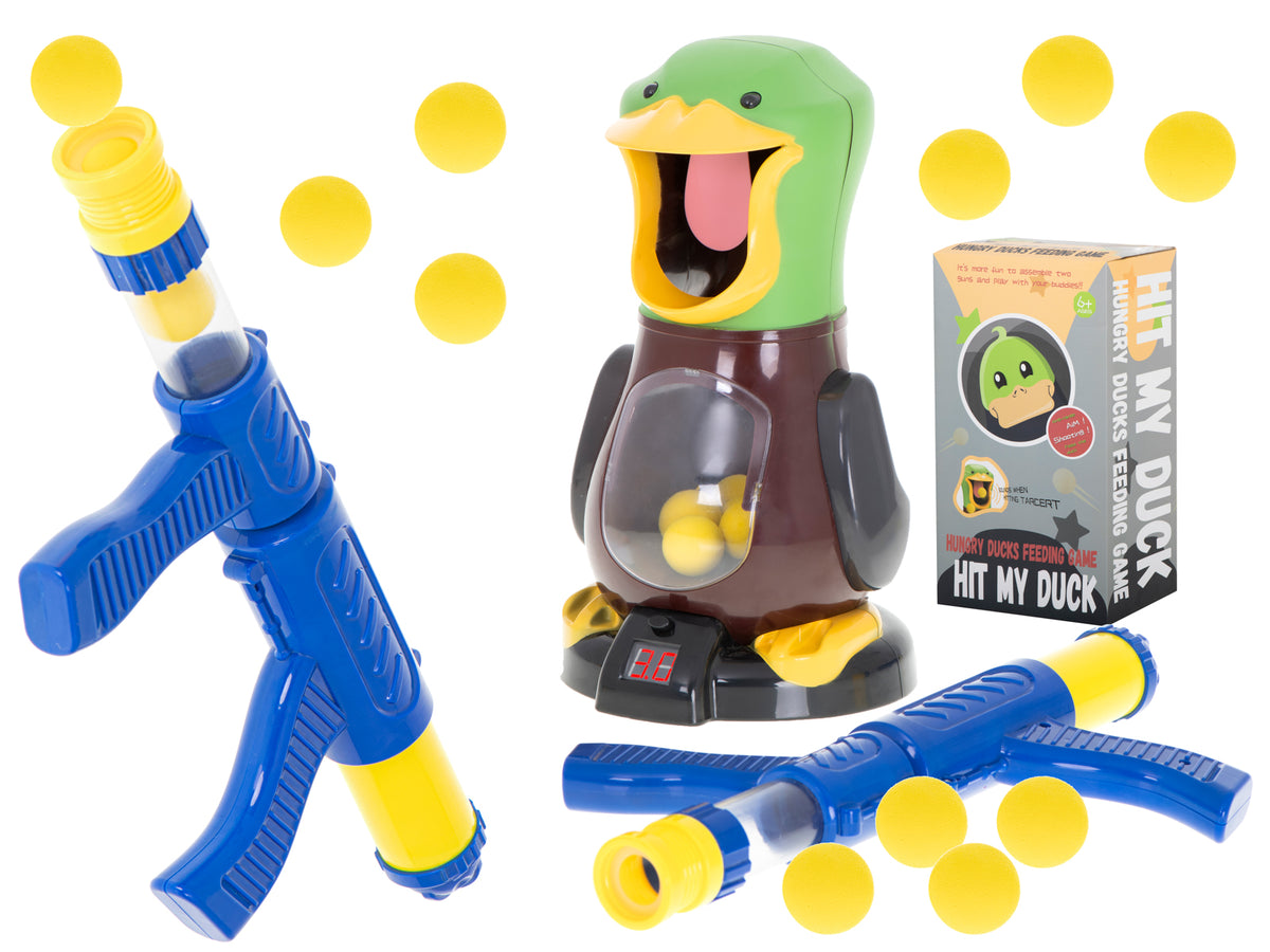 Šaudymo į taikinį žaidimas Hungry Duck, ančiukas, iš priekio – vaizdas 2