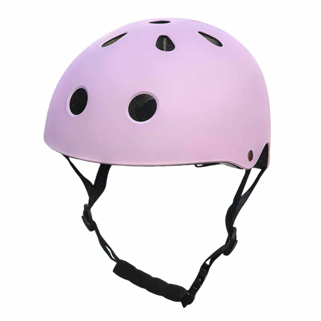 Vaikiškas dviratininko šalmas Trike Fix su LED žibintu, M 55-58 cm, violetinis