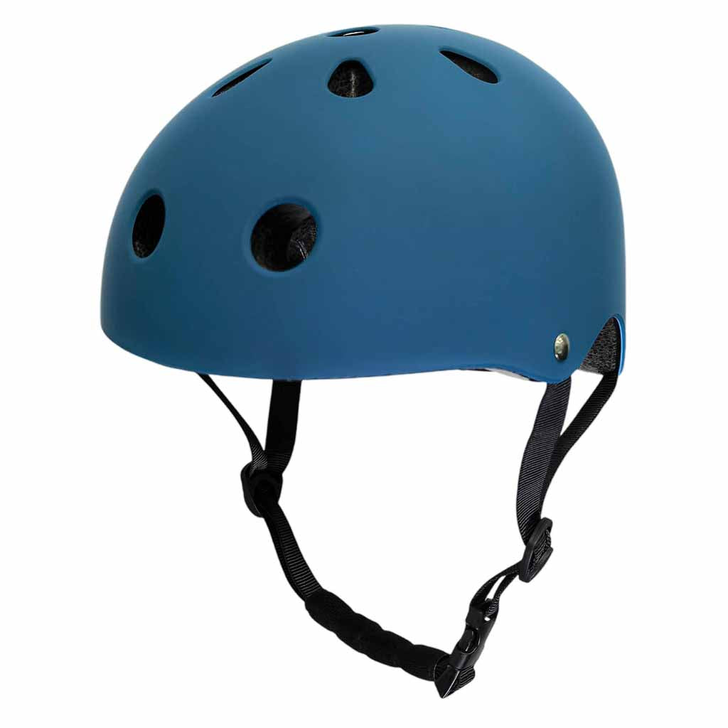 Vaikiškas šalmas dviračiui Trike Fix su LED žibintu, M 55-58 cm, tamsiai mėlynas