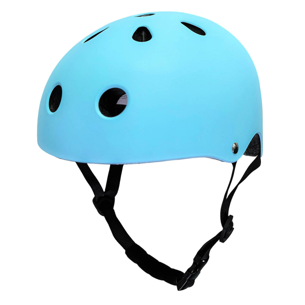 Vaikiškas dviratininko šalmas Trike Fix su LED žibintu, M 55-58 cm, mėlynas
