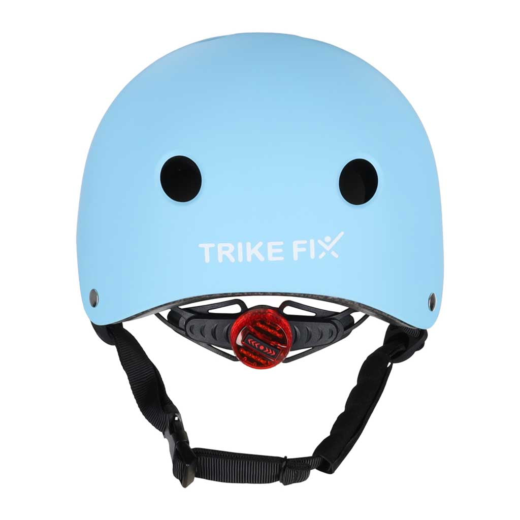 Vaikiškas dviratininko šalmas Trike Fix su LED žibintu, M 55-58 cm, mėlynas