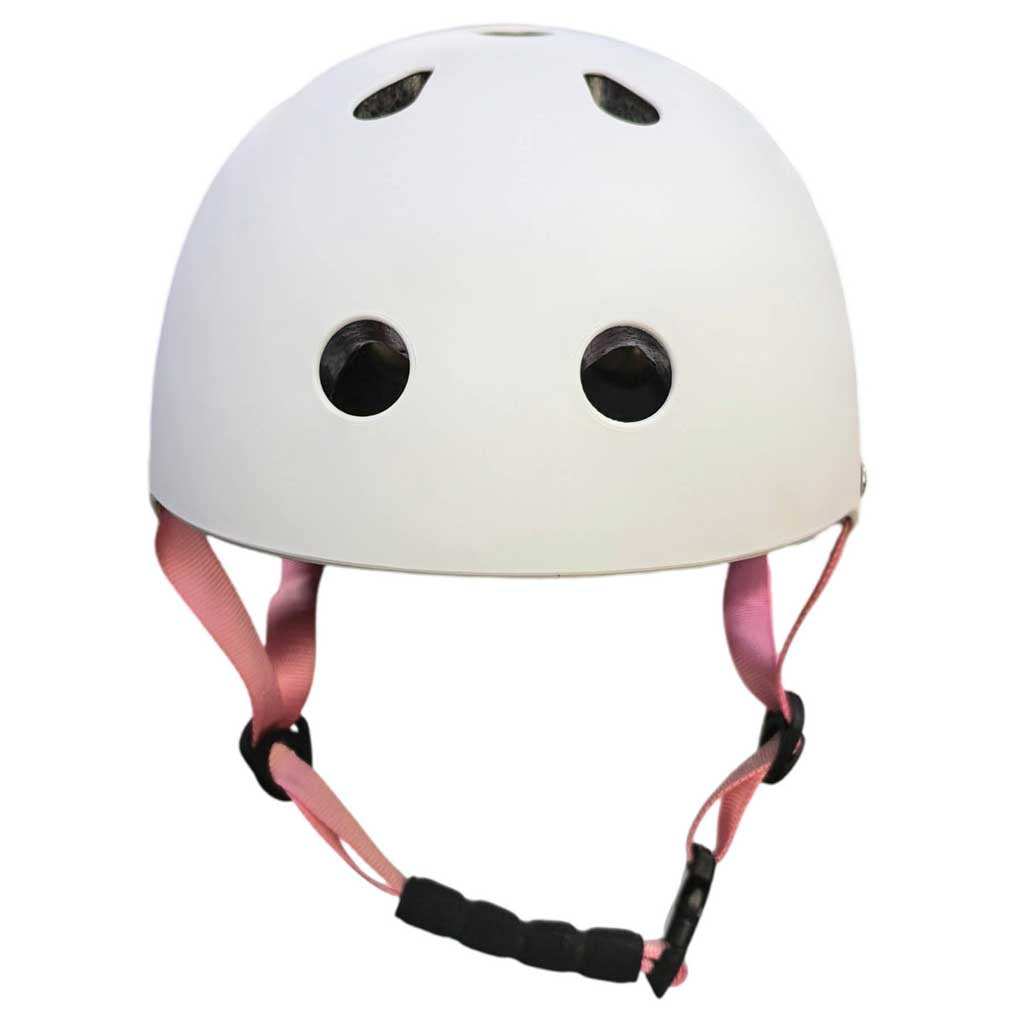 Vaikiškas dviratininko šalmas Trike Fix su LED žibintu, S 48-54 cm, baltas