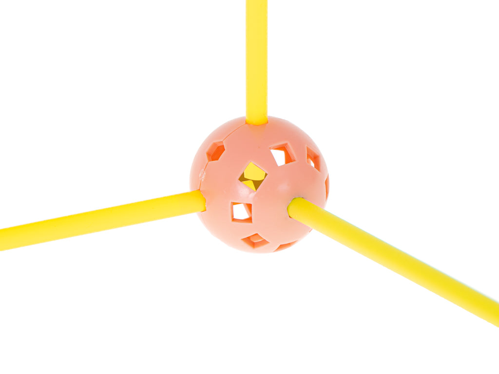 Kūrybinis konstruktorius su vamzdeliais: palapinė, namelis, 75 elementai