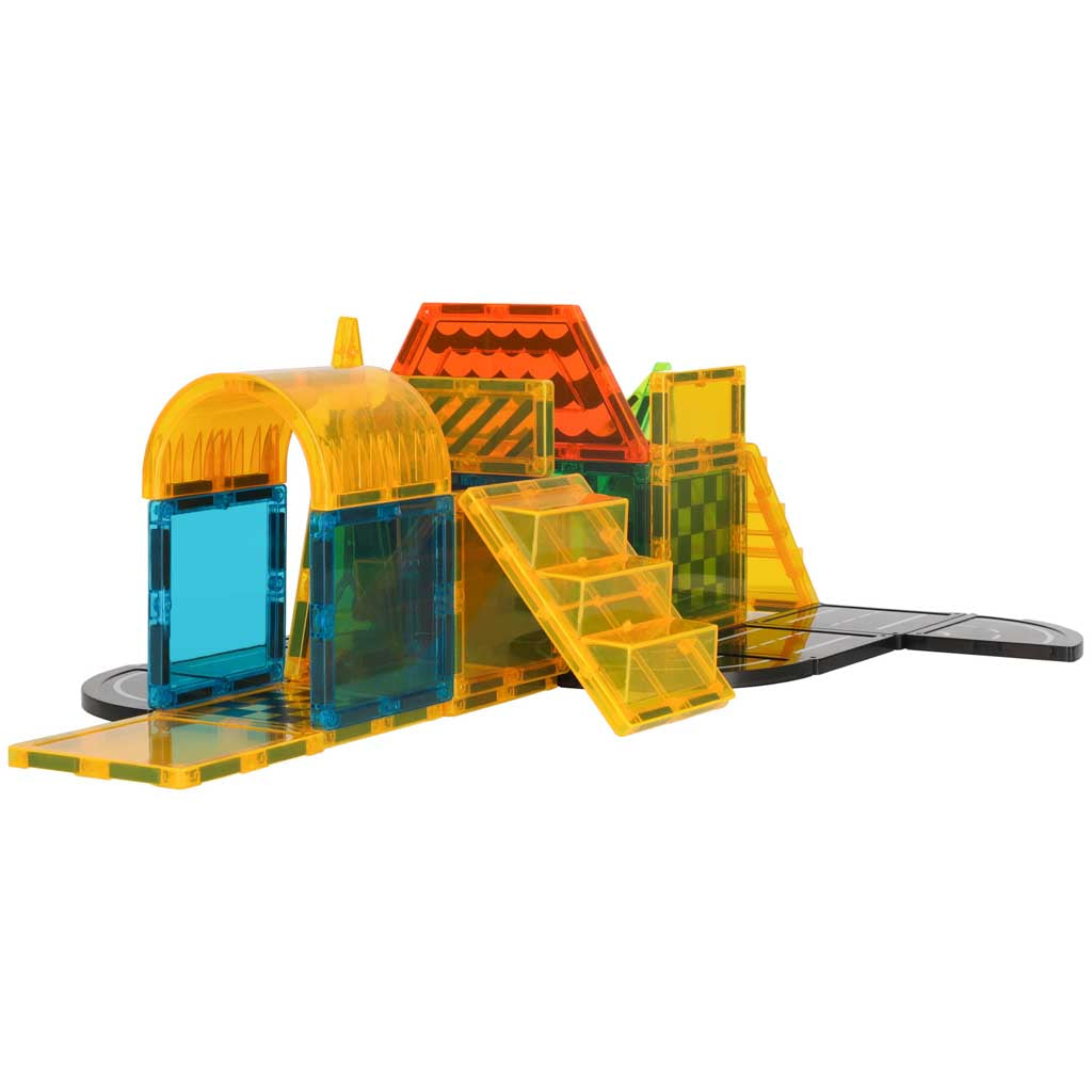 Magnetinis 3D konstruktorius vaikams, 50 detalių, kūrybiniam STEM žaidimui