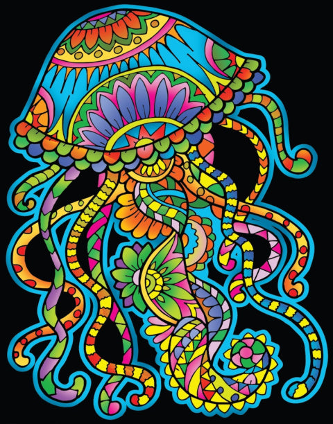 Spalvinimo paveikslas "Medūza" 47x35cm