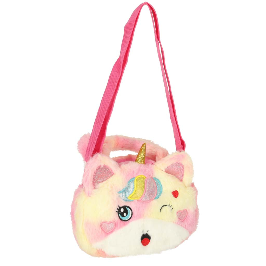 Makiažo kosmetikos ir nagų lakų rinkinys su rankinuku, 21 elementas