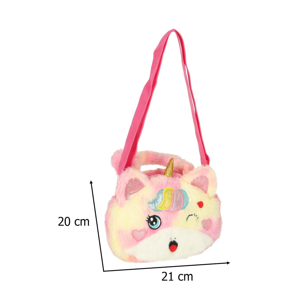 Makiažo kosmetikos ir nagų lakų rinkinys su rankinuku, 21 elementas