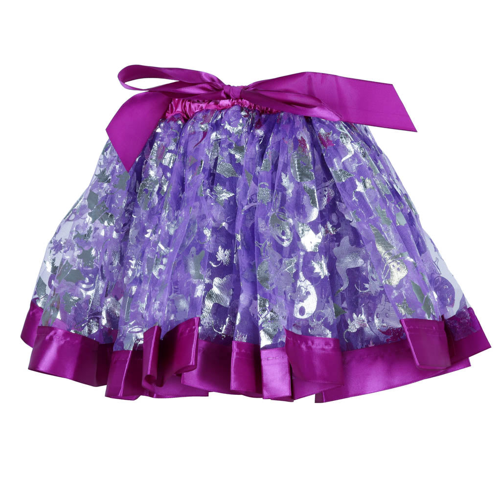 Karnavalinis raganos kostiumas vaikams, 3 dalys, violetinis