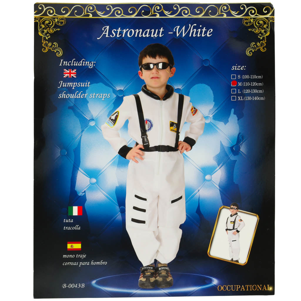 Karnavalinis astronauto kostiumas, M dydis (110-120 cm)