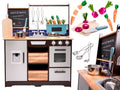 Didelė medinė MDF virtuvėlė vaikams su priedais, LOFT serija, XXL, 96 cm – pagrindinis vaizdas