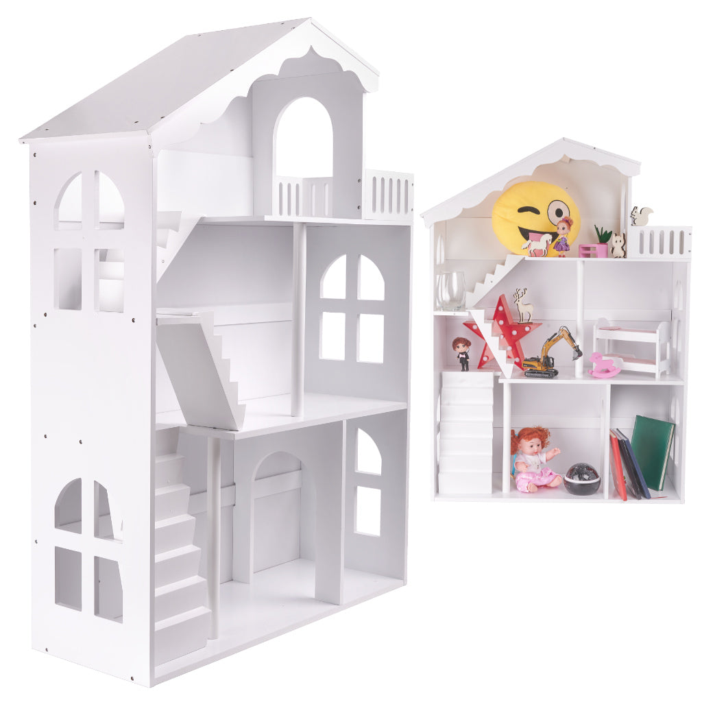 LULILO CALLA XXL 2in1 knygų lentyna ir žaislų namelis vaikams, 116 cm