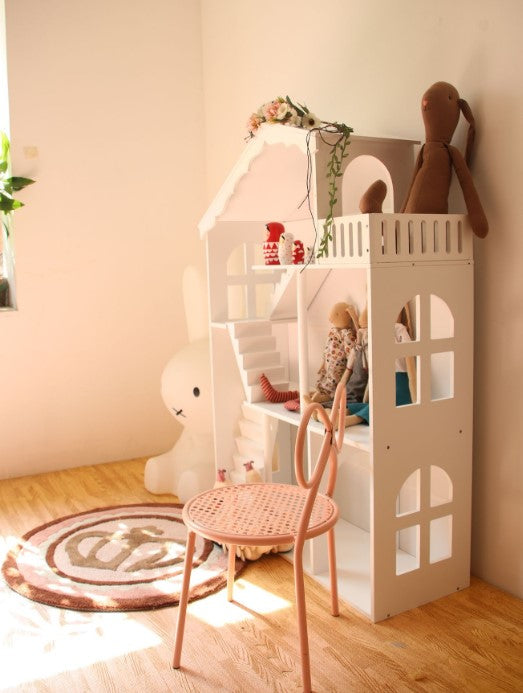 LULILO CALLA XXL 2in1 knygų lentyna ir žaislų namelis vaikams, 116 cm