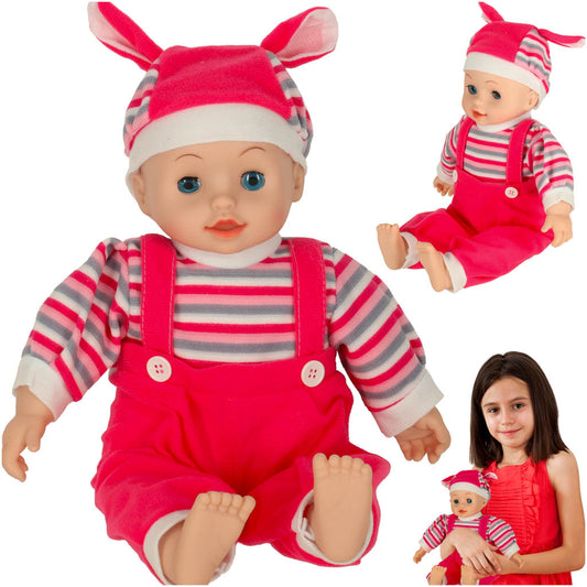 Lėlė Maja kūdikis 40 cm, verkianti, besijuokianti, kalbanti