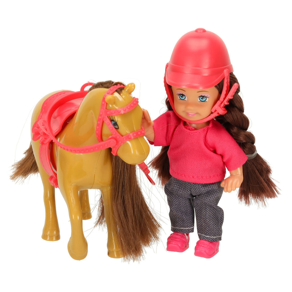 Lėlės ir ponio rinkinys mergaitei, 5 elementai