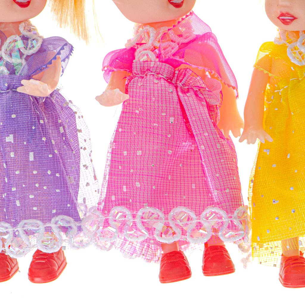 Lėlytės lėlių namams – rinkinys 3 vnt., 10 cm
